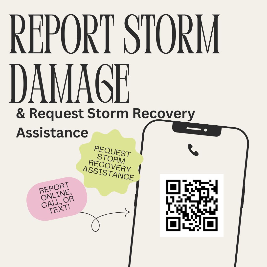 News Image Report Storm Damage and Request Assistance