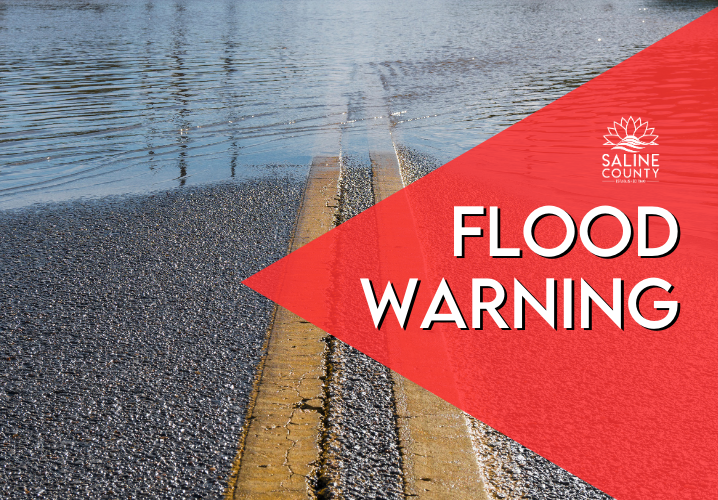 News Image Flood Warning in Effect for Saline County
