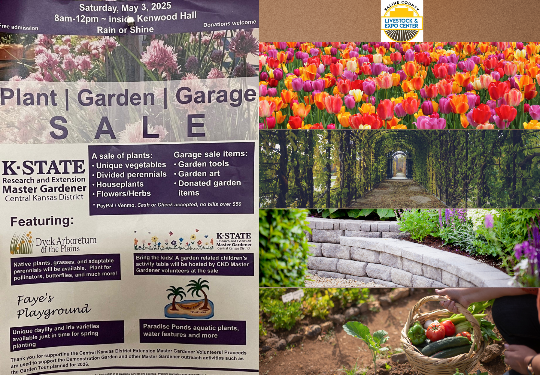 News Image Master Gardeners Sale going on in Kenwood hall building. 